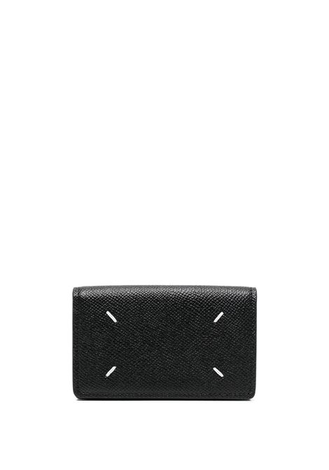 portafoglio four stitches unisex black MAISON MARGIELA | SA3VX0005 P4745T8013